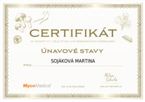 certifikat unavové stavy